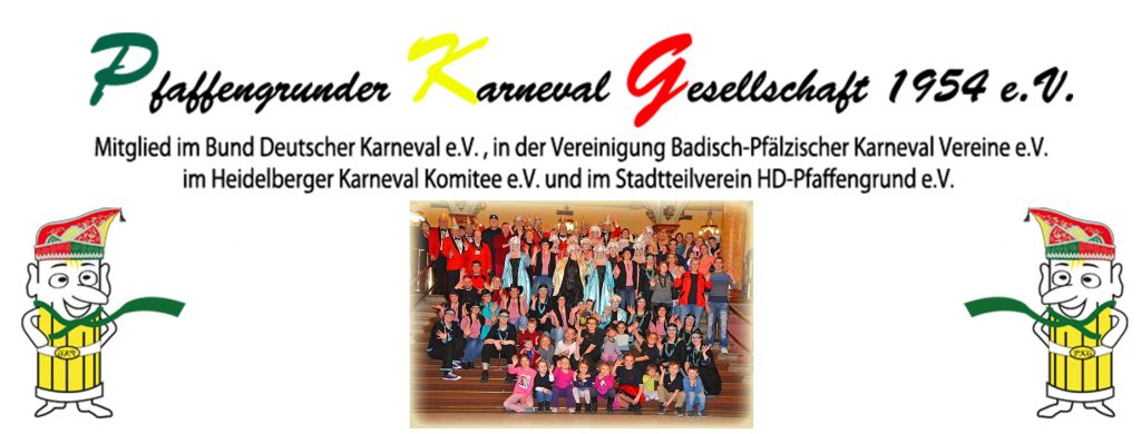 Pfaffengrunder Karneval Gesellschaft - Mitglied im HKK - Heidelberger Karneval Komitee