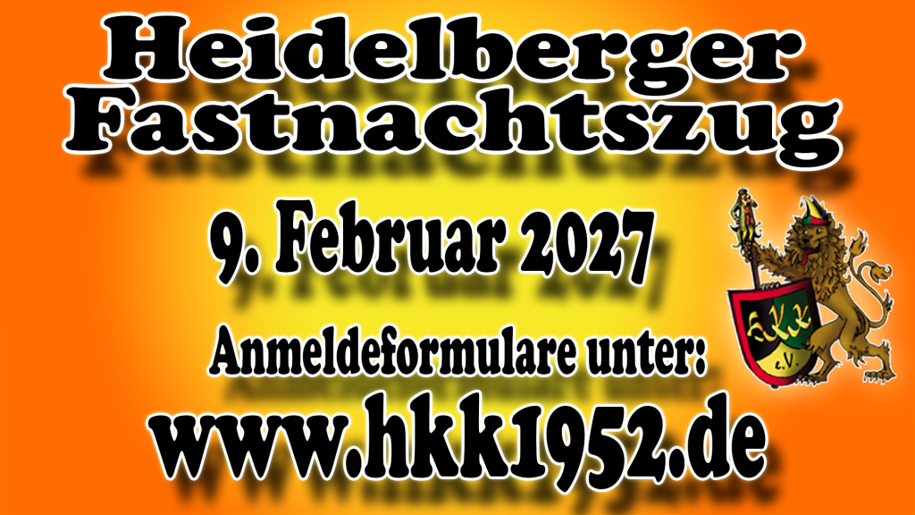 Heidelberger Fastnachtszug 2027